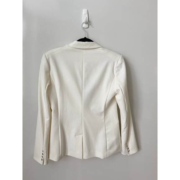 Veronica Beard Iconic Scuba Dickey Jacket Blazer White Size 8 - Picture 10 of 16